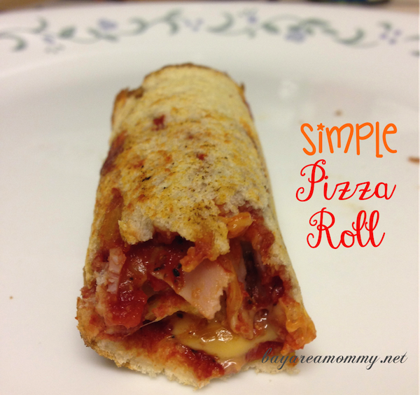 Simple Pizza Roll - Bay Area Mommy