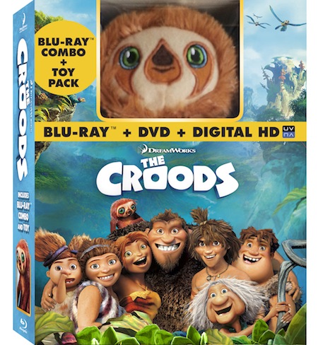 The Croods BluRay DVD + Plush