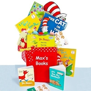 Dr Seuss Library Gift Basket