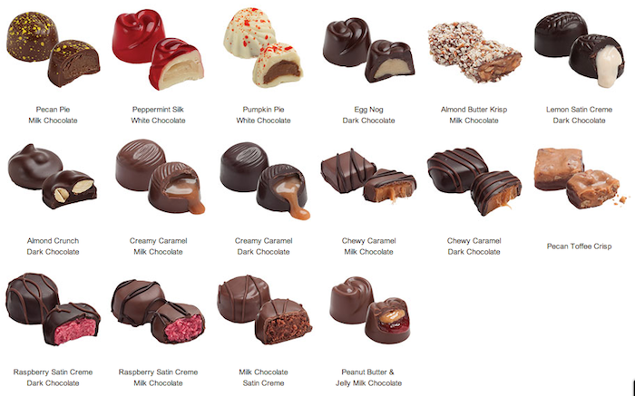 Ethel M Chocolates - What's Inside Holiday Deluxe Collection