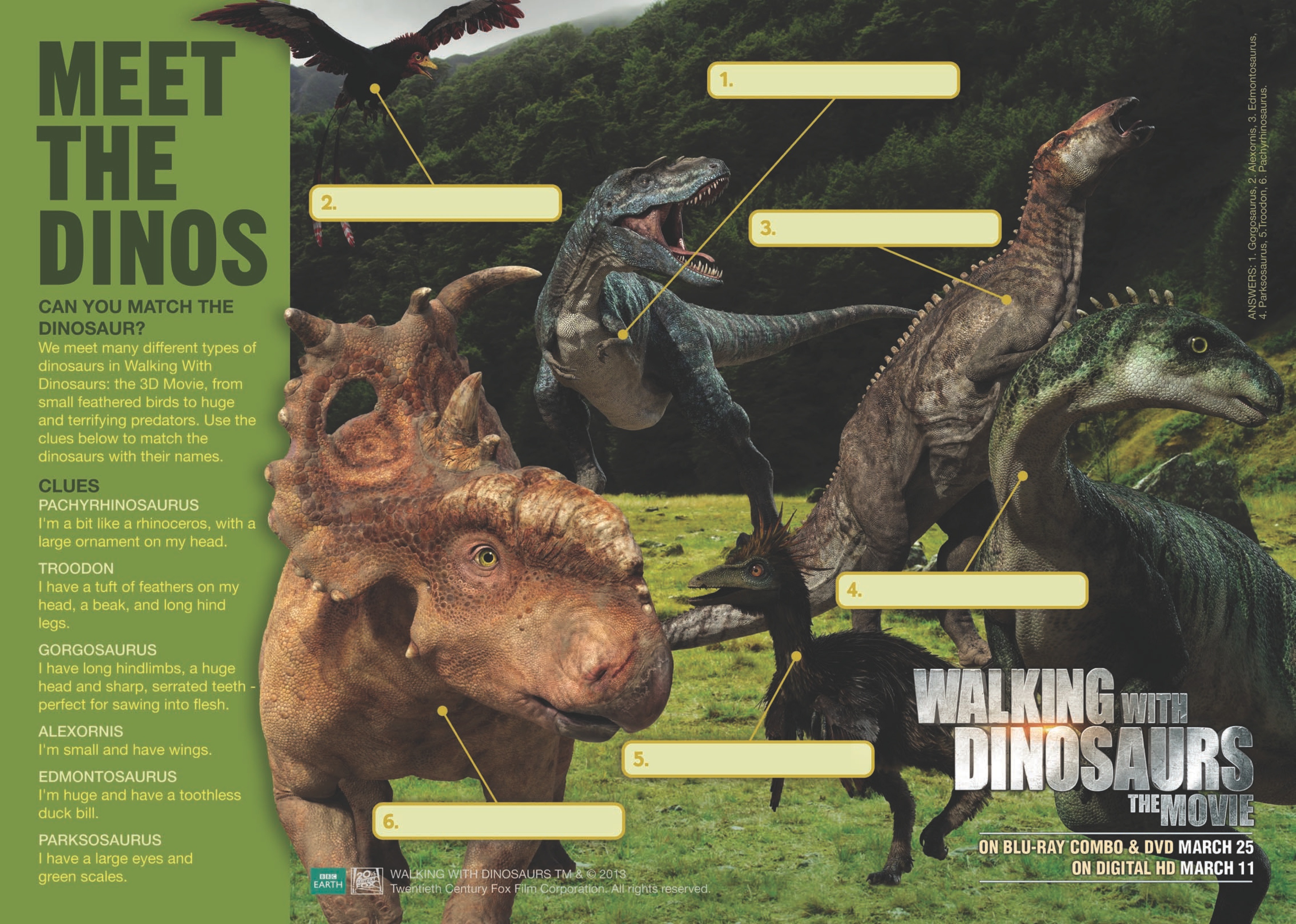 walking with dinosaurs pachyrhinosaurus coloring pages - photo #45