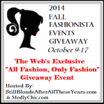 Last Day For Fall Fashionista Event Giveaways