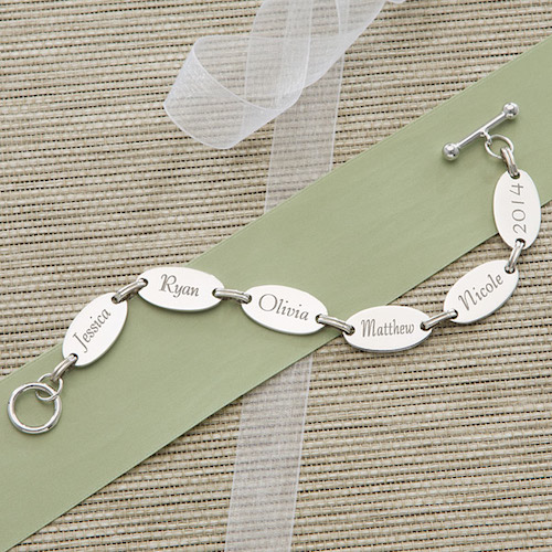 Personalization Mall Engraved Bracelet