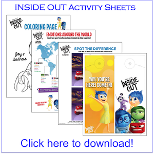 Inside Out Activity Sheets